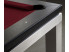 Billard NEW TENDANCE Table pieds Inox et cadre chêne anthracite - angle