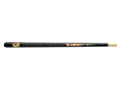 Queue de billard américain FLAMES CF-02 noire - 123 cm